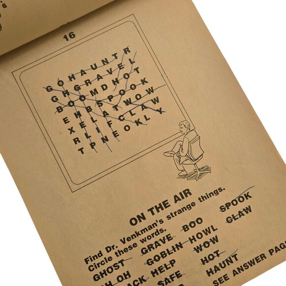 Ghostbusters II Flip N Fun Activity Pad Mazes Puzzles 1988 Kids Book Vintage - Picture 14 of 16